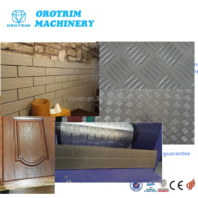 Professional Cold Rolling Metal Plate Embossing Machine