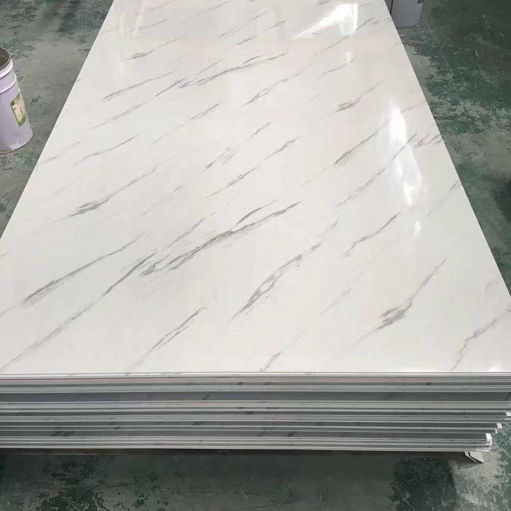 Fashion Waterproof and Friendly Solid pvc marble floor