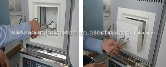 1700 c heat treatment furnace for gemstone and ruby heating