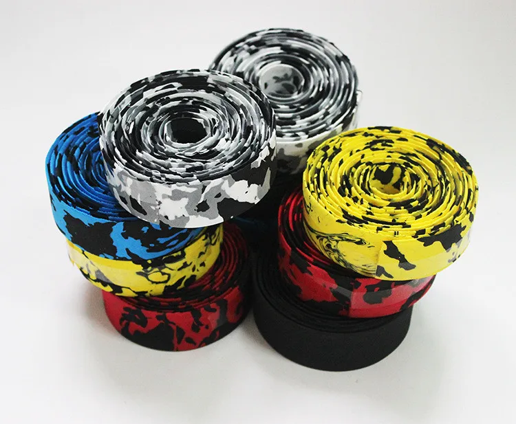 YOUME 2pcs Bicycle Road Bike Sports Handlebar Tape +2 Bar Plug Road Bike Bicycle Handlebar Tape Colorful Cycling Bandage