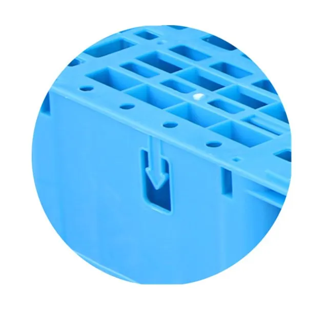 Hdpe Heavy Duty Steel Reinforced logistic Euro Plastic Pallet