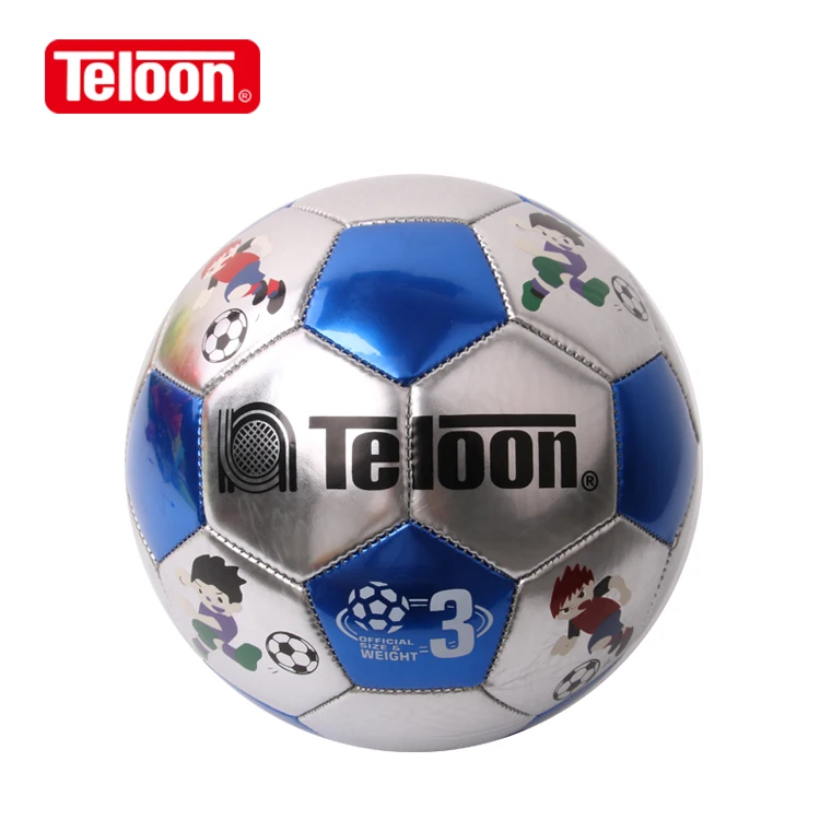 Teloon high quality 3# Children PVC Soccer balls/football with new design