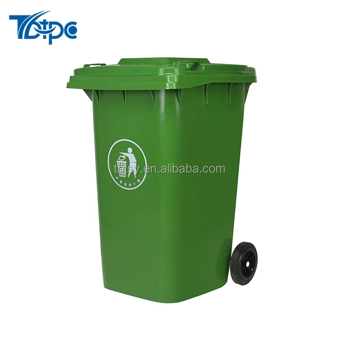 100L,120L,240L plastic container 2 wheelie household garbage bin for recycle