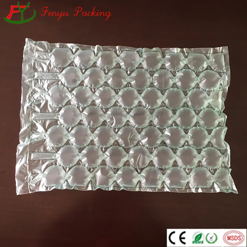 Inflatable anti-shocking providers air cushion bag film : the packaging material that takes up less space and costs less to ship