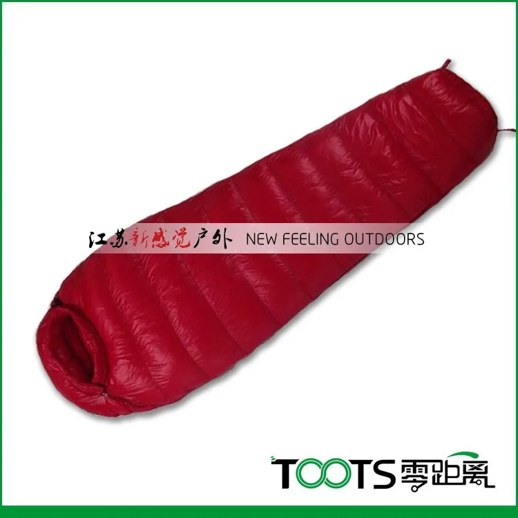 Спальный мешок для взрослых с гусиным пухом для холодной погоды