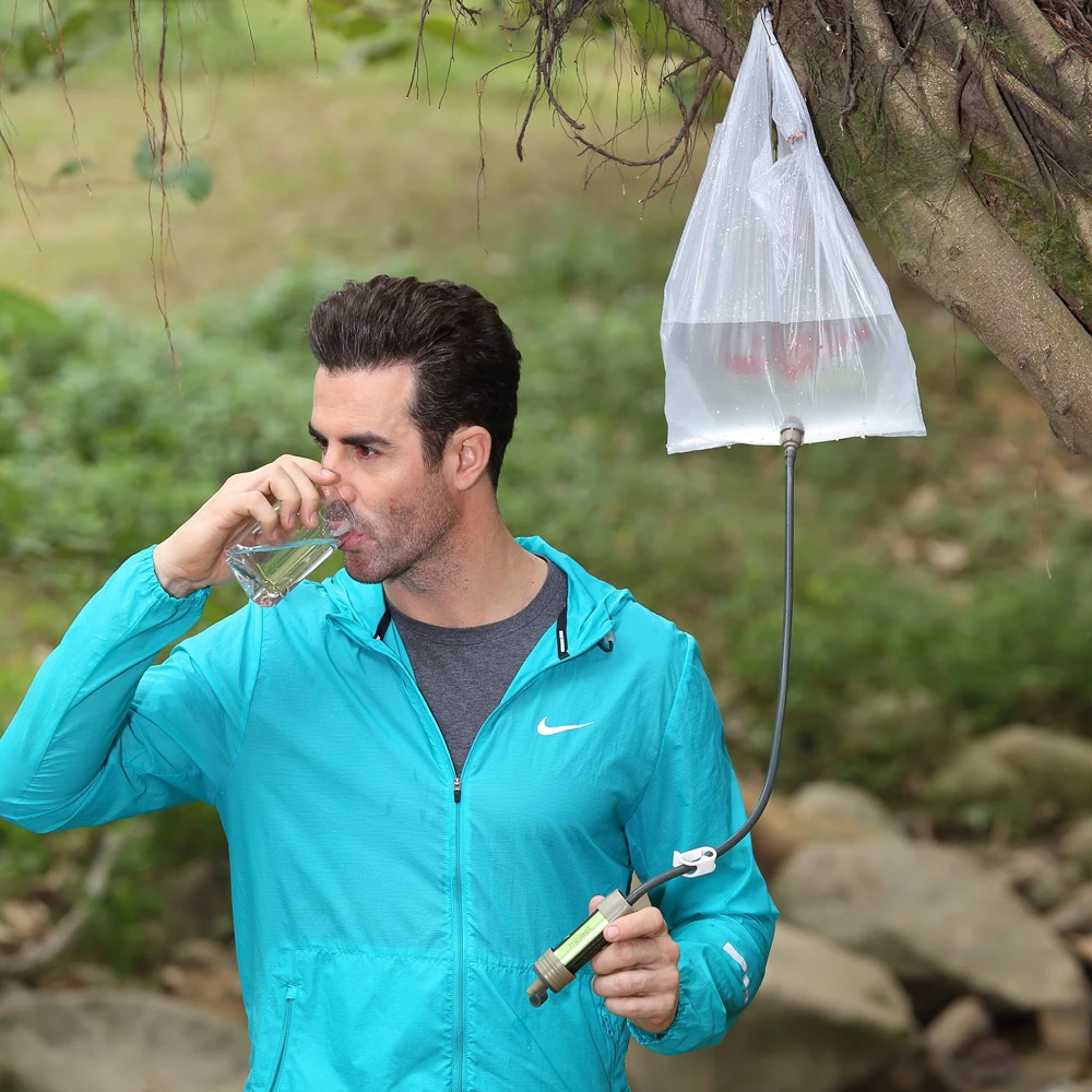 Miniwell personal straw water filter outdoor water purifier
