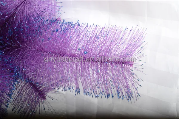 
Hot Selling Purple Christmas Tree Artificial Christmas Tree With Blue Paillettes 