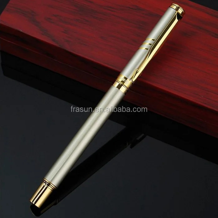 Customized luxury office cap-off design smooth writing roller pens