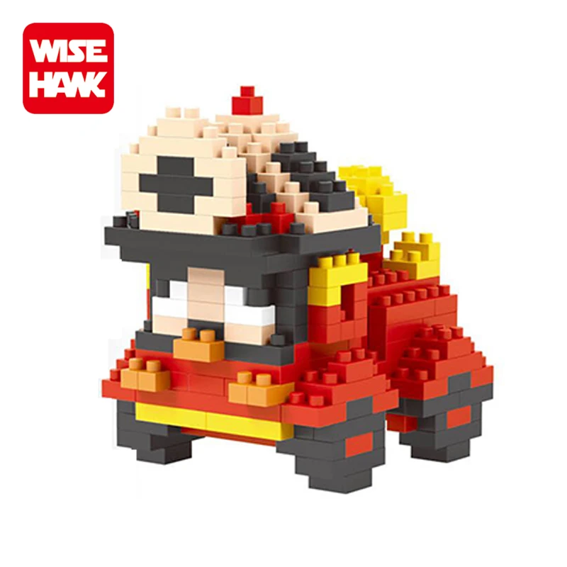 Plastic mini block cartoon characters Korean toys for children