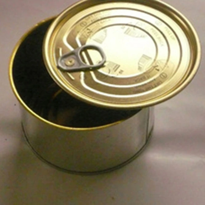 Оловянная тарелка для консервированных продуктов