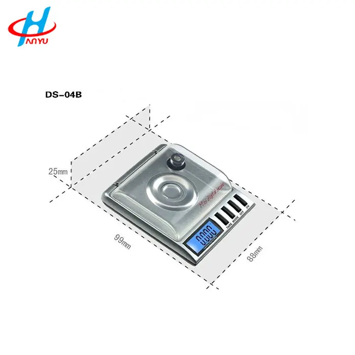 Цифровые карманные весы DS-04B mini