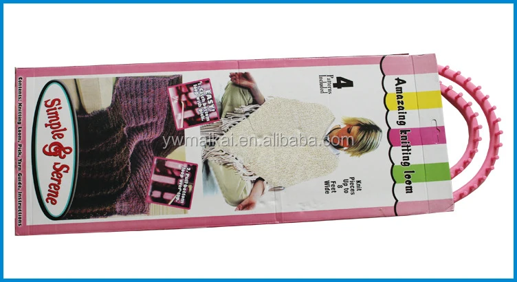 High quality ABS 8 shape super Afghan knitting loom