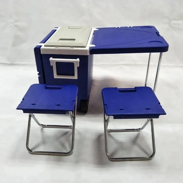 28L multifunction plastic cooler,cooler with chairs