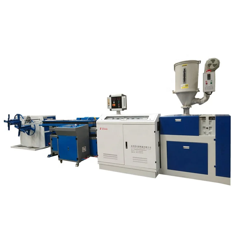 electrical wire conduit PP PE PVC corrugated pipe machine