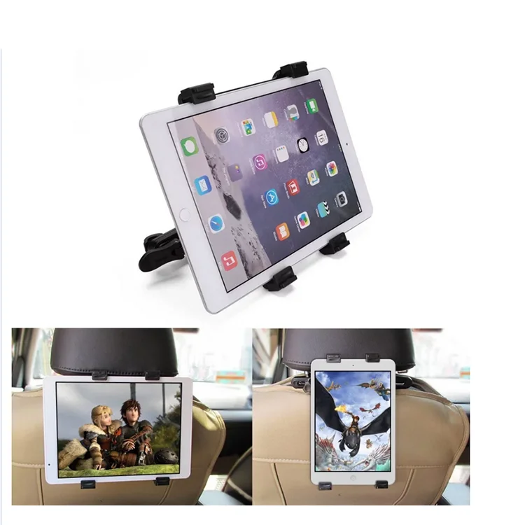 OBSHI High quality 360 degree tablet mount car headrest holder for Ipad PC
