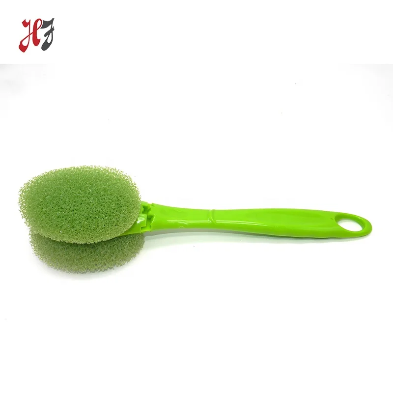 Strong cleaning kitchen brush with plastic handle Cup cleaner Bottle washing sponge