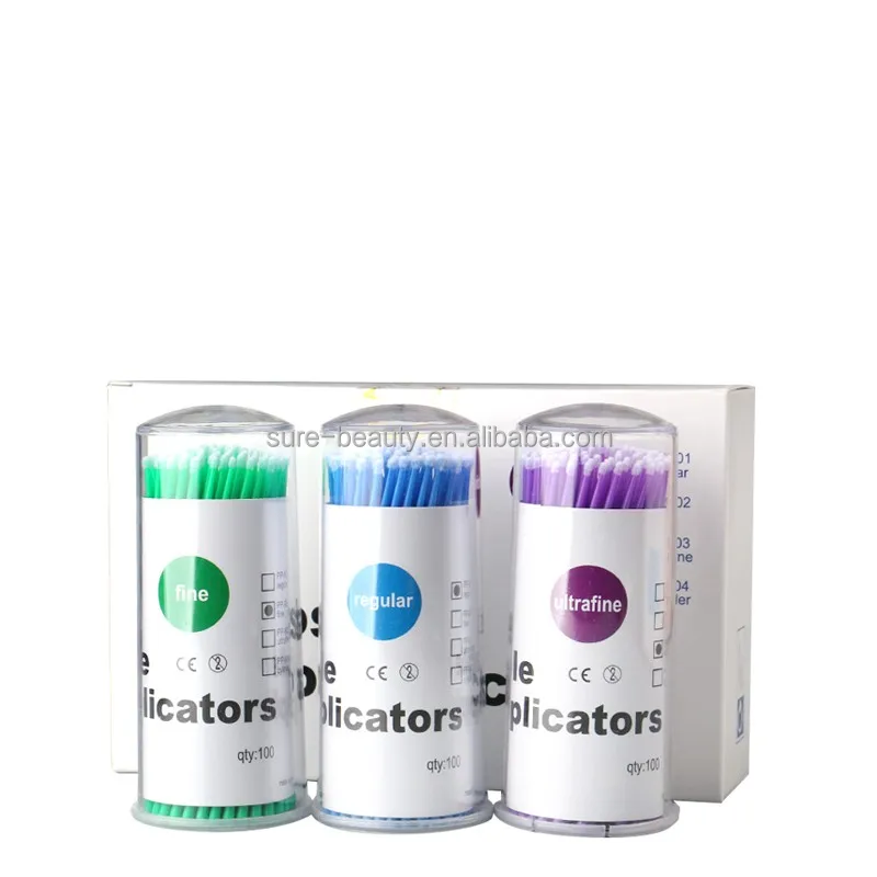 Disposable Micro Brushes Eyelash Extension Glue Removing Tool Micro Applicator Dental Micro brush