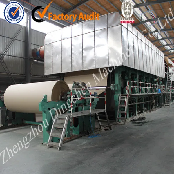 Zhengzhou Dingchen Machinery kraft paper making machine for capacity 30 tons per day