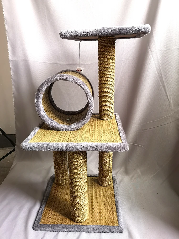 Высококачественный ковер из сизаля, кошачьи деревья, домашняя игрушка, кошачья чесалка, простой дизайн, оптовая продажа, PTC28017