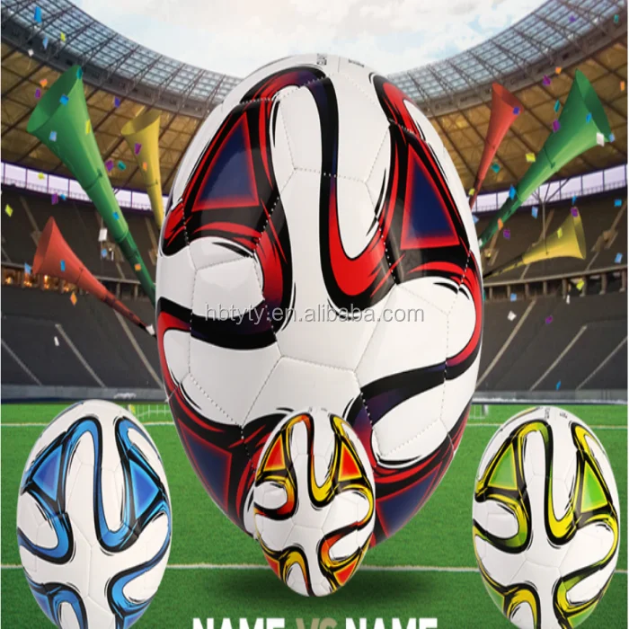
Official size and weight high quality training/competition PU soccerball/pvc football 