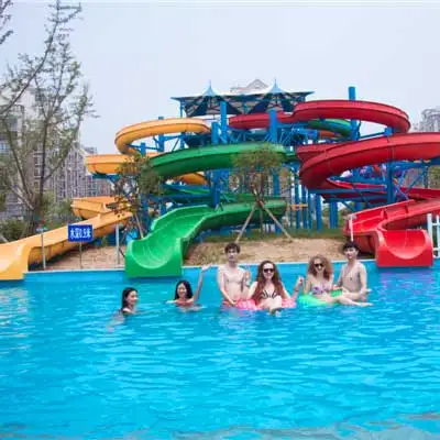 Китай заказ сочетание стекловолокна Дубай аквапарк слайд