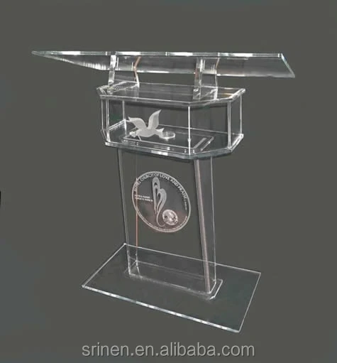 
Factory Directly Transparent Acrylic Lectern Wholesale 