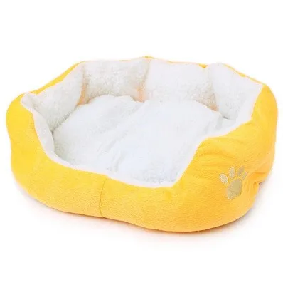 JXANRY Wholesale Multicolor Pet Bed Washable Cat Sofa Dog Bed Foldable Bed for Large Dog with Paw Pattern Pet Supplier
