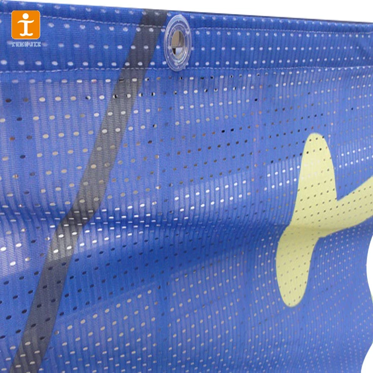 Outdoor Advertising Custom Printing Mesh Fence Banner Mesh Vinyl Polyester Mesh Banner