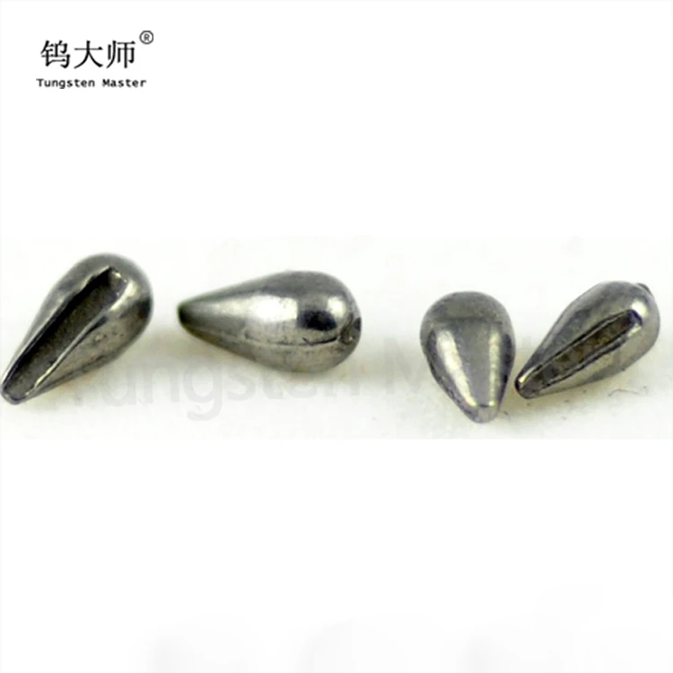 Professinal tungsten fishing accessories manufacturer supply brass dumbbell shape tungsten beads fly fishing