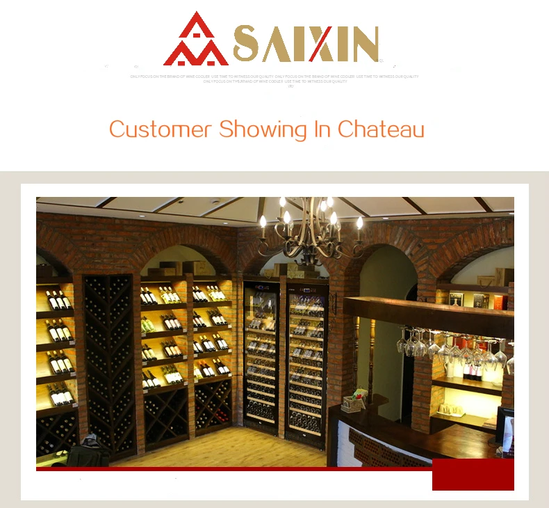 70 bottles wine cellar single zone SAIXIN SRT-68