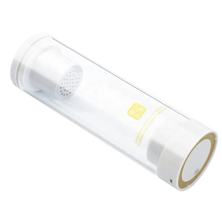 Intelligent Portable Low Frequency Molecular Resonance 7.8Hz Water Activator Bottle+Hydrogen Rich Water Generator glass 2 in 1