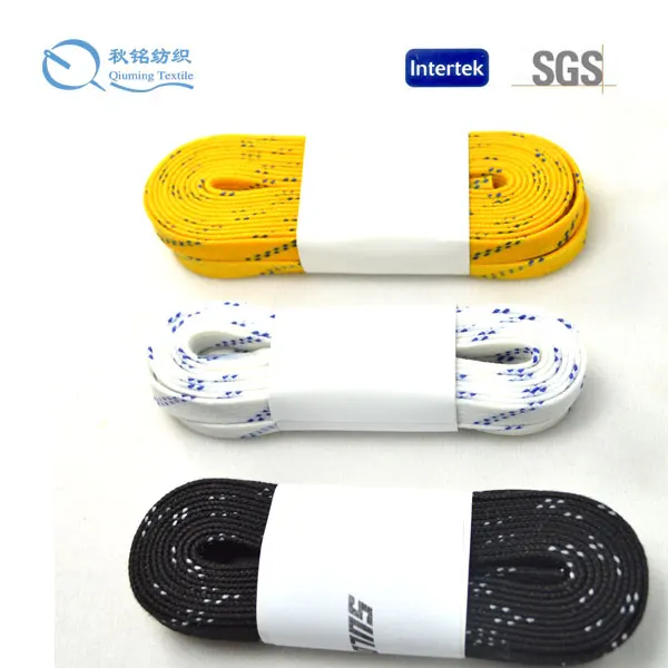 Adult Men Women Kids Ice Hockey Skates Shoe Flat waxed Laces for Sports Roller Derby Skates