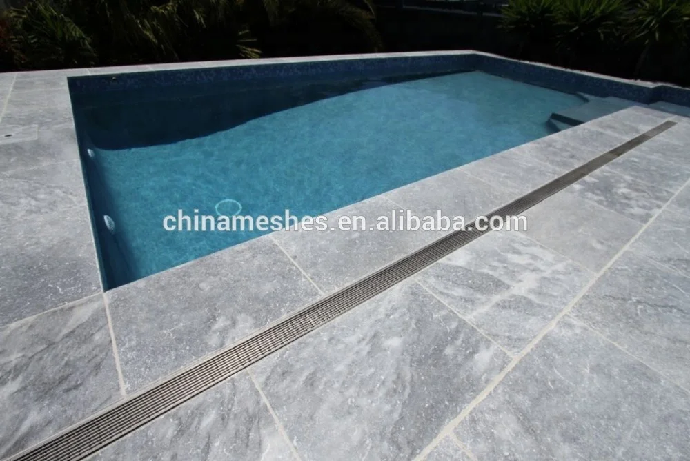 SS 304 316 stainless steel swimming pool overflow grating/drainage trays