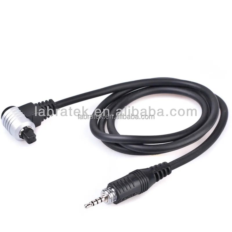 Camera Cable with 3.5mm/2.5mm stereo connector For Canon EOS 7D, 5D, 5D Mark II etc.
