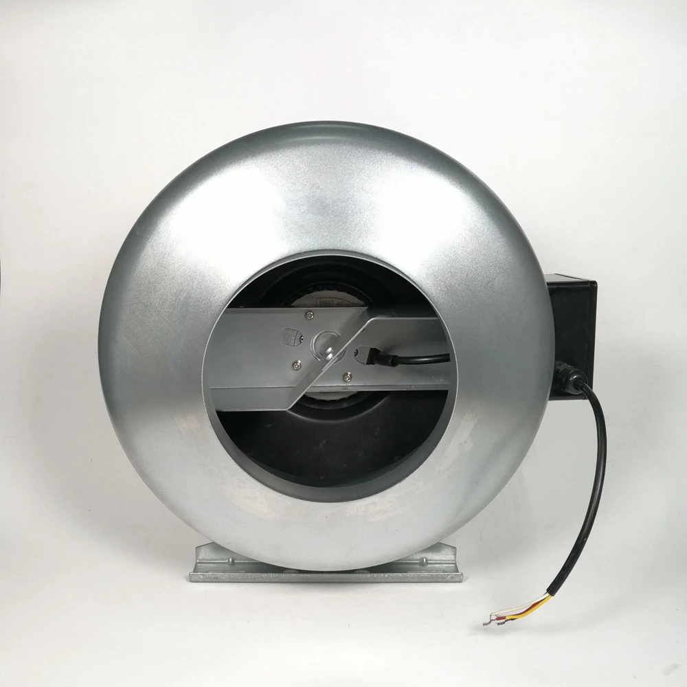 Inline Pipe Exhaust Fan DC  24v 48v 160mm  Duct Fan