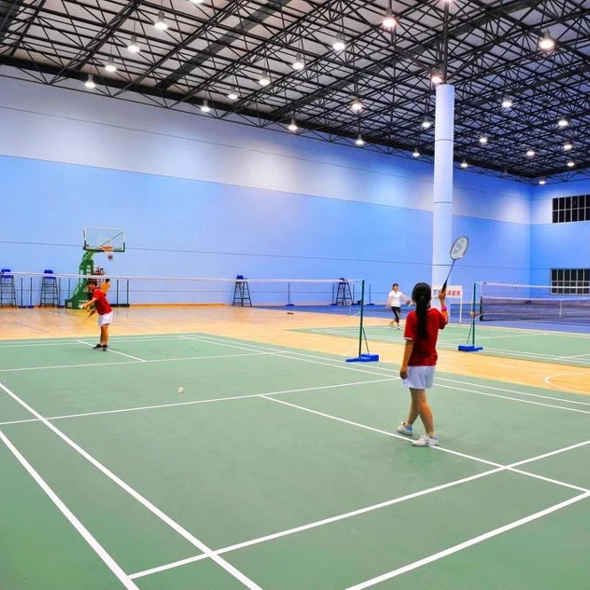 PVC Vinyl Sports Flooring BWF badminton floor mat malaysia with lower price