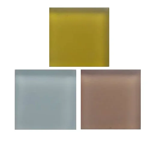 
inorganic crystal melt glass mosaic pigments firing 800C 