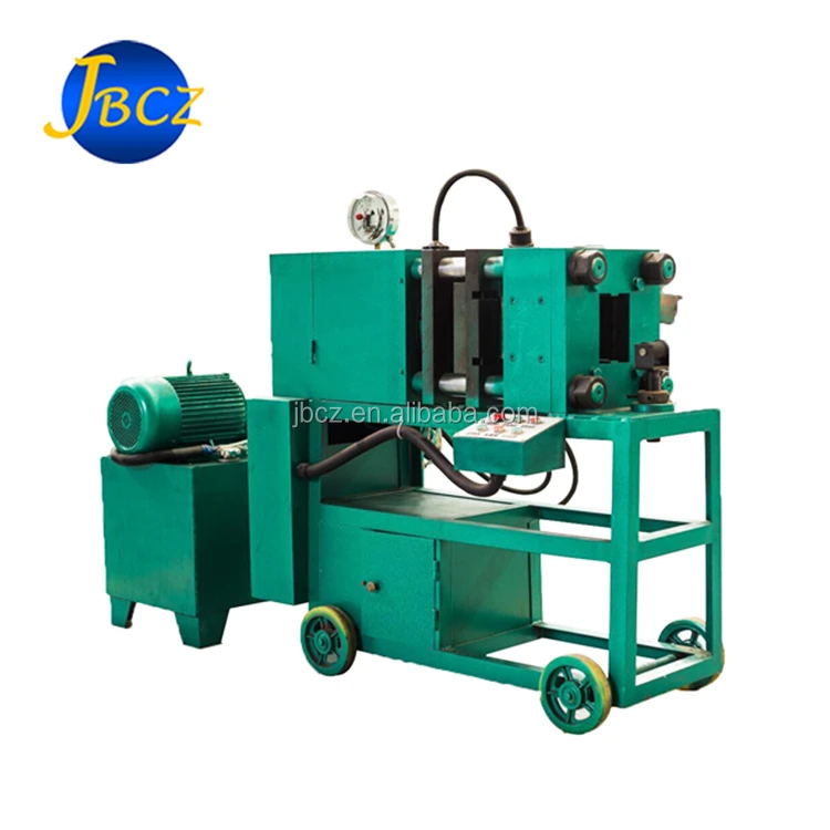 Rebar upset forging machine and threading machine rebar threading machine with splicing couplers