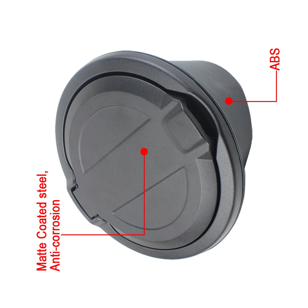 Car Accessories For 2018 2019 JL Fuel Filler Door Gas Cover Oil