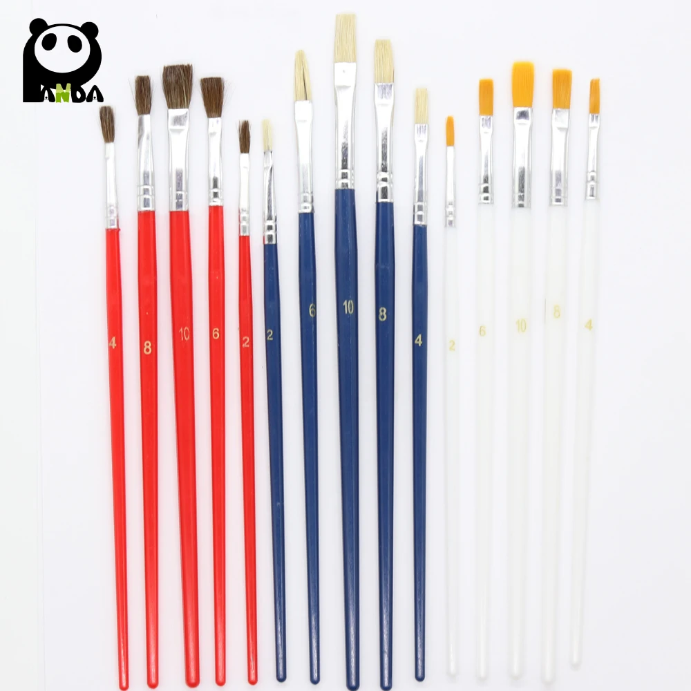 Oil, Acrylic and watercolor Use Paint Brush Set With Value Pack