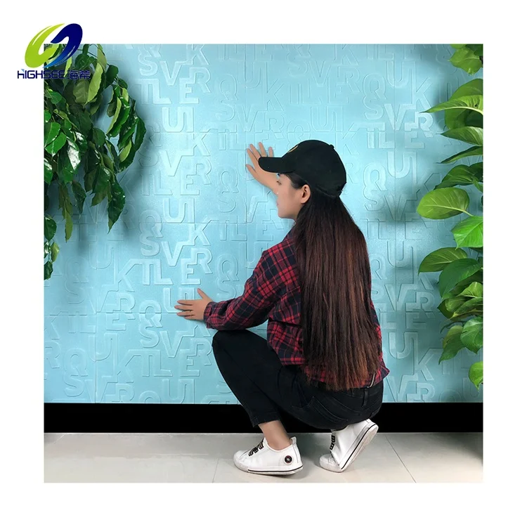 
2019 Year New design 3D PE foam wallpaper for home decoration 
