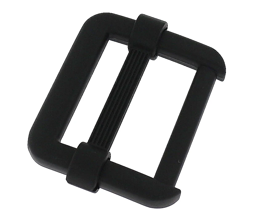 38mm New Good Design Braided Fabric Chastity Double D Ring Canvas Belt Buckle for Outdoor