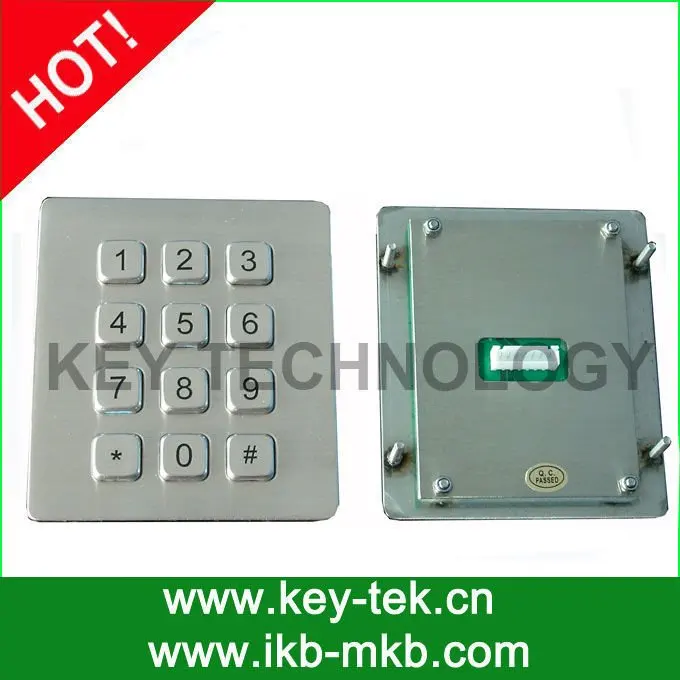 Взрывозащищенный промышленная цифровая клавиатура из нержавеющей стали