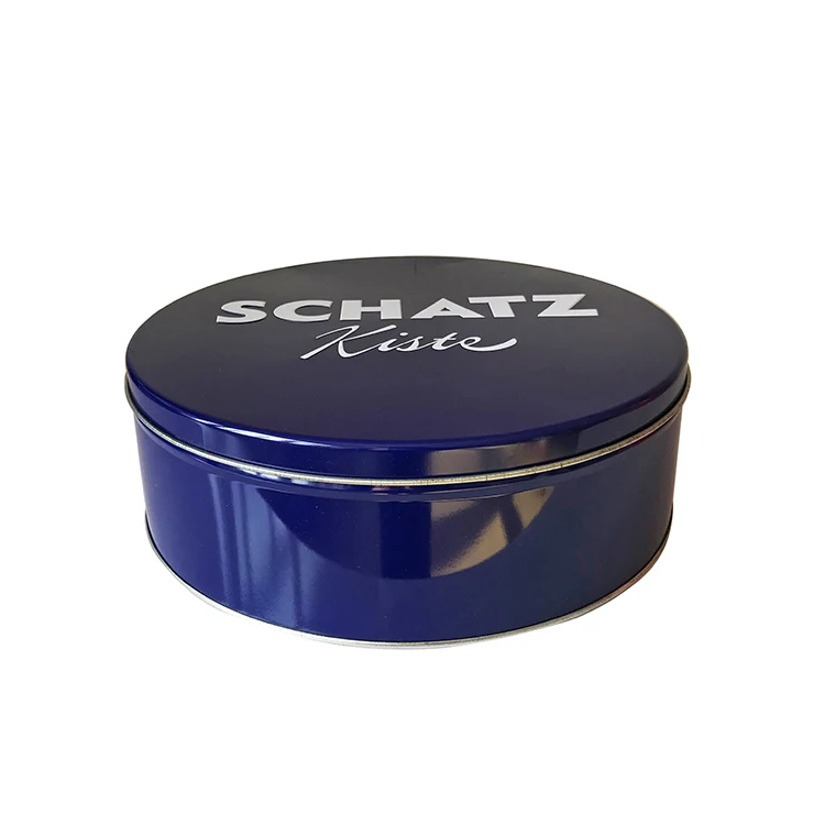 Top Quality round metal packaging cosmetic tin box for balm