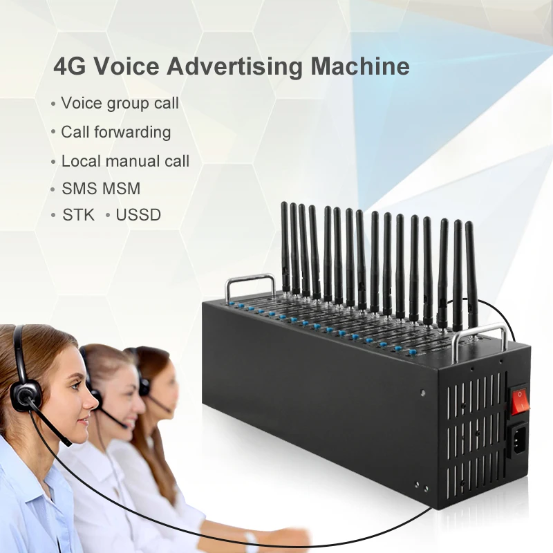 
4G multi sim modem 4G Sim7600 8 port gsm modem for bulk sms voice call 