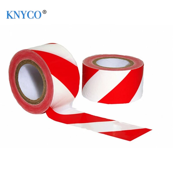 
Double side printed red and white PE barricade tape for Singapore market 