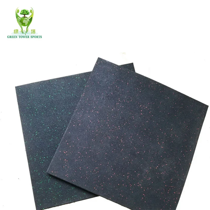 Cheap Factory Supply 25mm Thick Crossfit Gym Floor Rubber Mat Tile Price