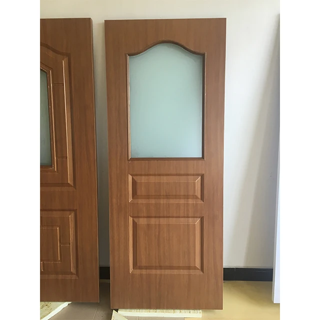 cheap price wpc door honeycomb paper filling solid wood structure waterproof PU foam pvc door