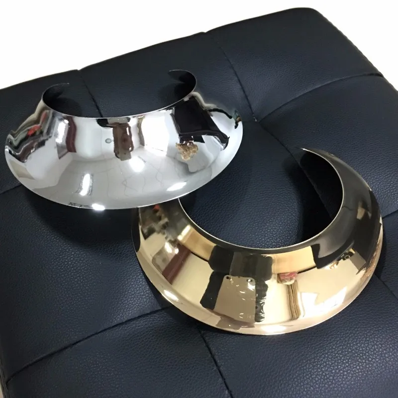 Geometric Big Collar Choker Necklace Women New Fashion Wide Alloy Torques Statement Necklaces Maxi Jewelry