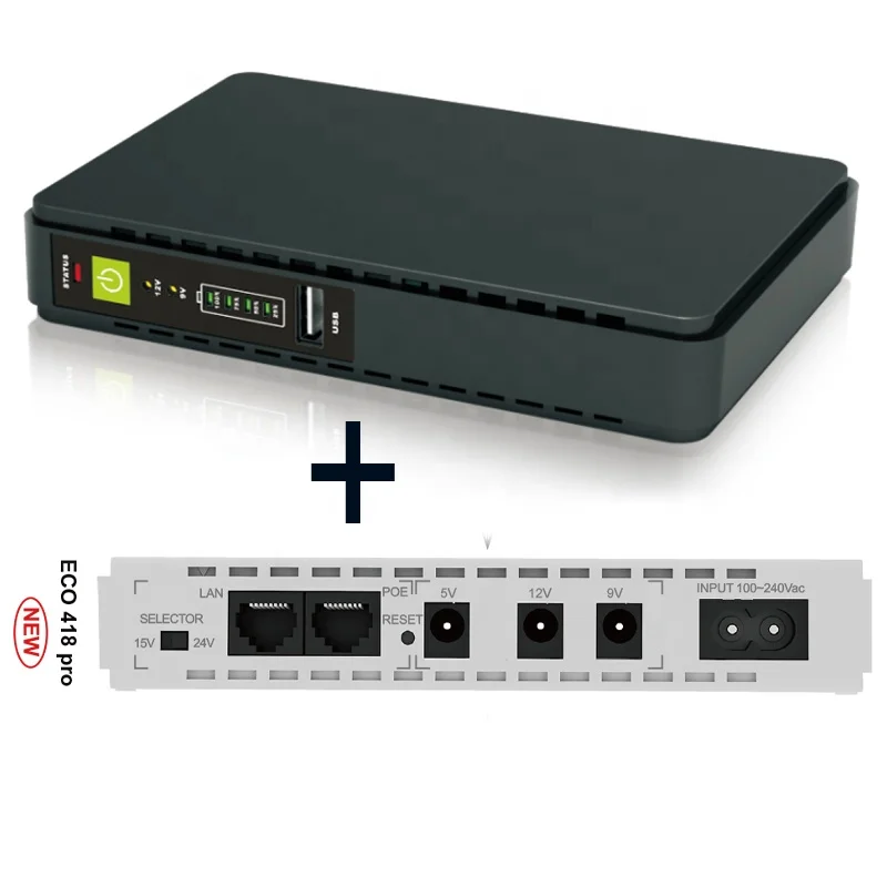 Блок бесперебойного питания SVC DC выходное напряжение портативный мини 18 Вт UPS ECO